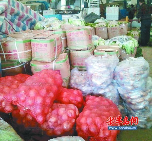 青岛各大蔬菜水产品批发市场，商超果蔬、副产品价格的变动